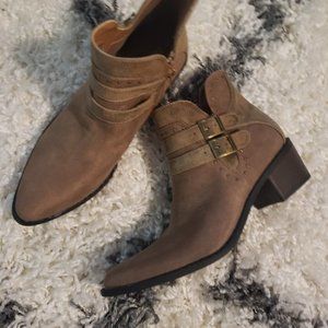 Cute Taupe Bootie